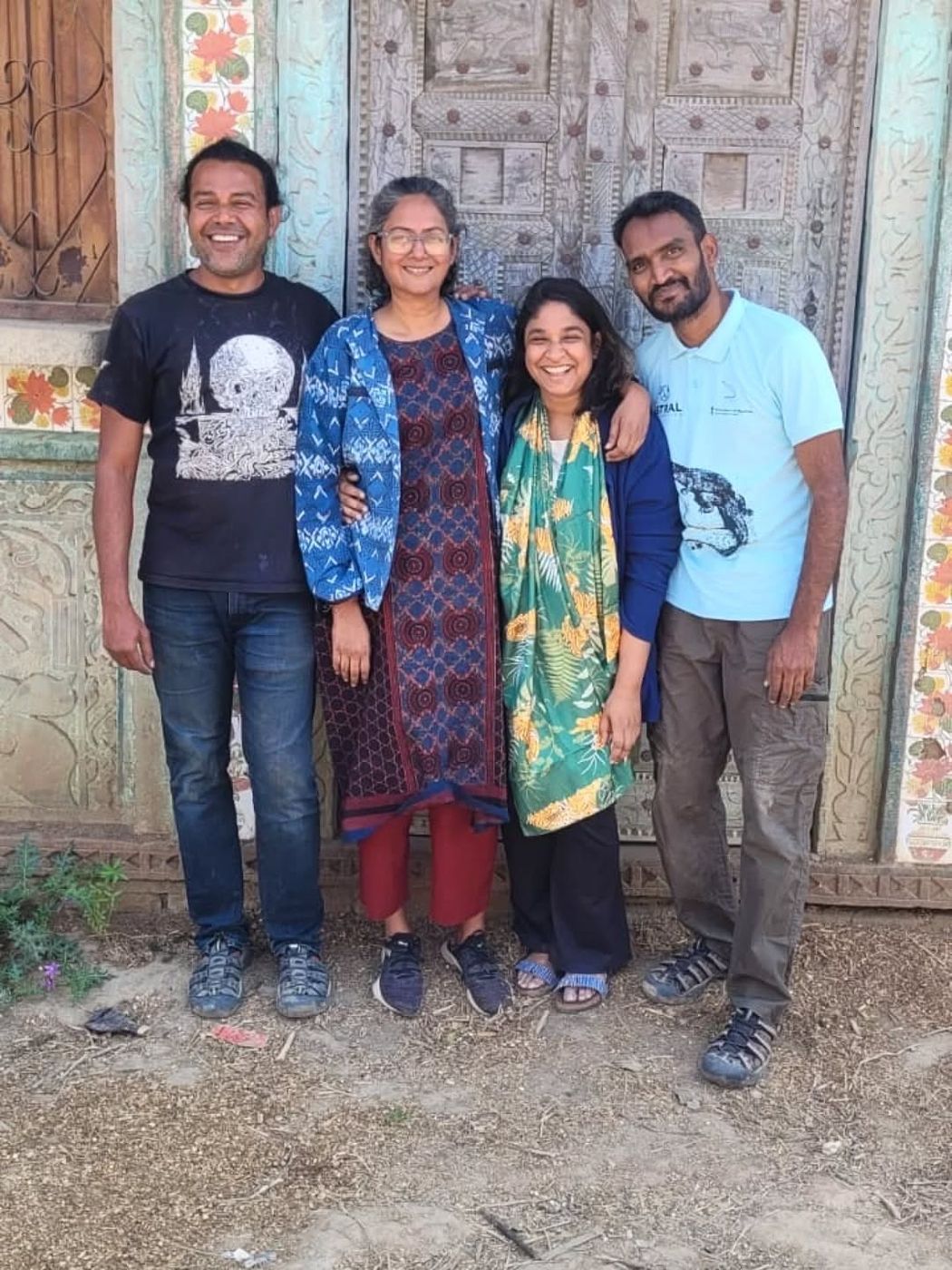 The GEP team works with farmers in the same ~14 km stretch that sustains about a quarter of all gharial nests on the Chambal, building local support for conservation through a sustainable livelihood option.